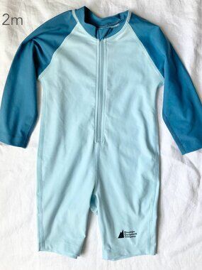 💙2/$25 MEC 9-12 Months Baby Swim Rashguard Swimsuit Spring Summer Beach Sun